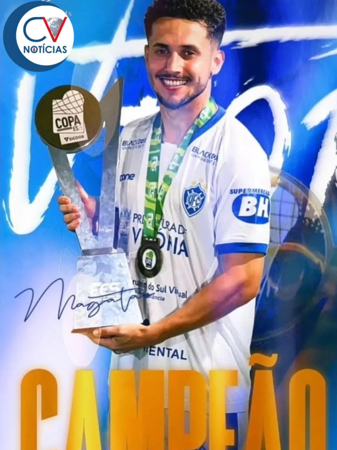 ​Campo-larguense conquista título da Copa Espírito Santo com o Vitória-ES