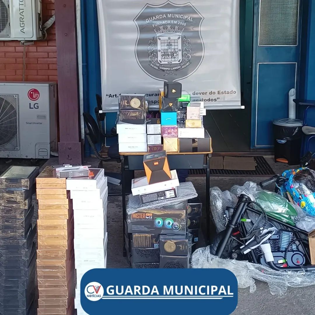 Trio é preso com R$ 70 mil em produtos contrabandeados na BR-277 em Campo Largo