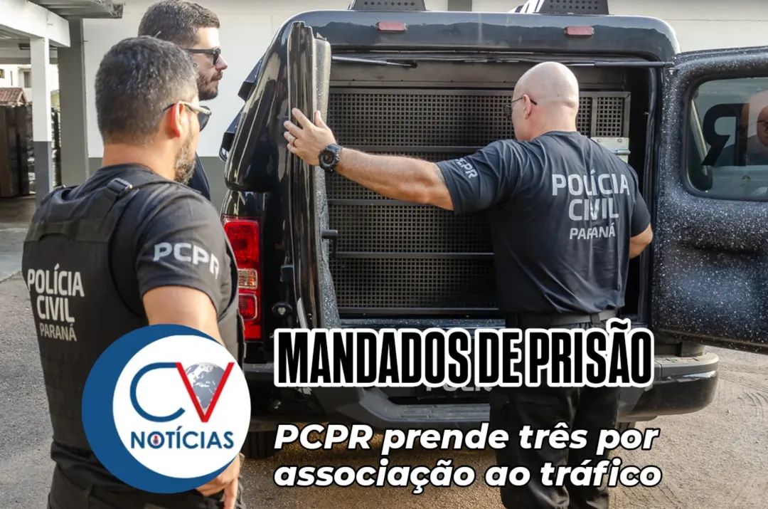 ​PCPR prende trio por associação ao tráfico de drogas em Campo Largo e São Paulo