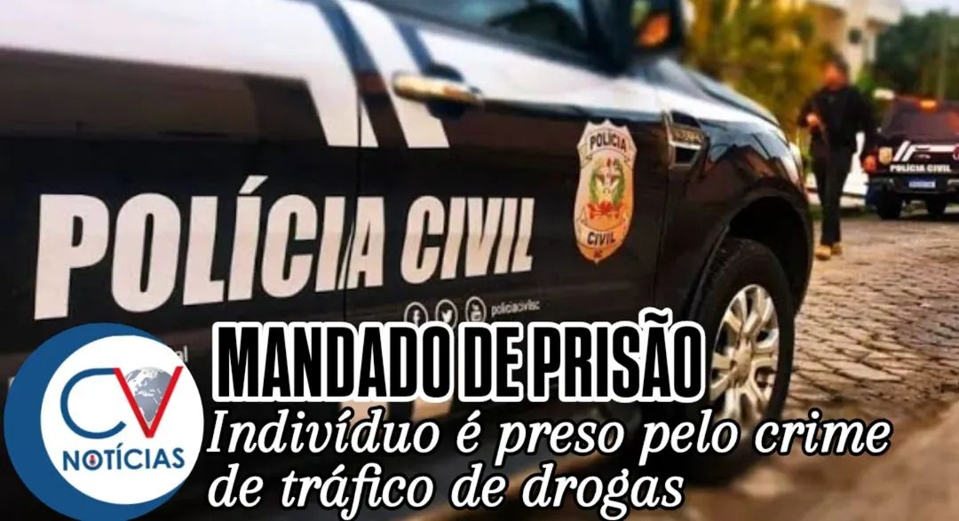 ​Polícia Civil de Campo Largo prende condenado por tráfico de drogas