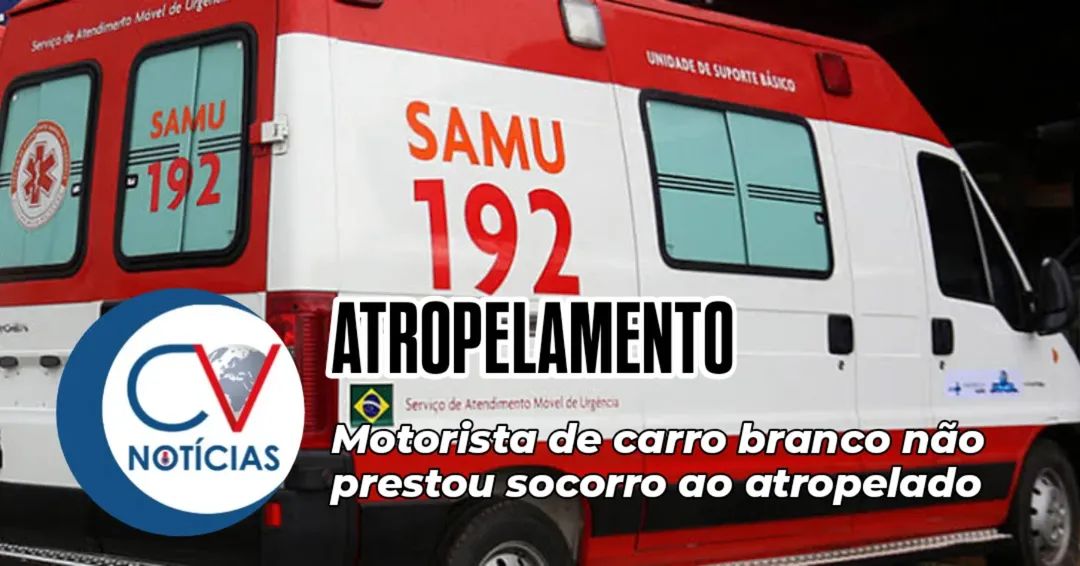 ​Homem é atropelado por carro branco que fugiu sem prestar socorro em Campo Largo