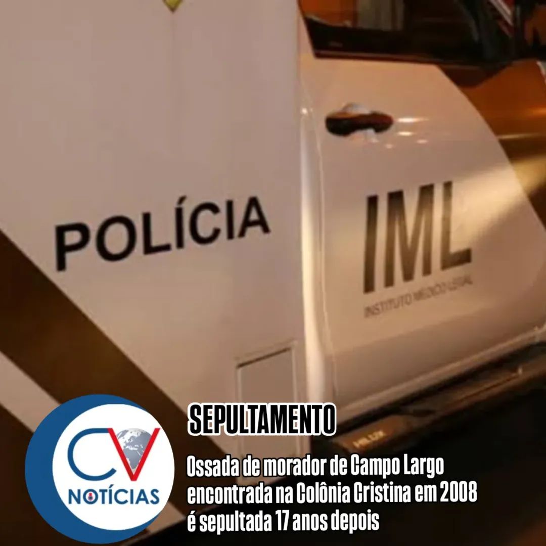 Após 17 anos, ossada encontrada em Araucária é identificada oficialmente e sepultada em Campo Largo
