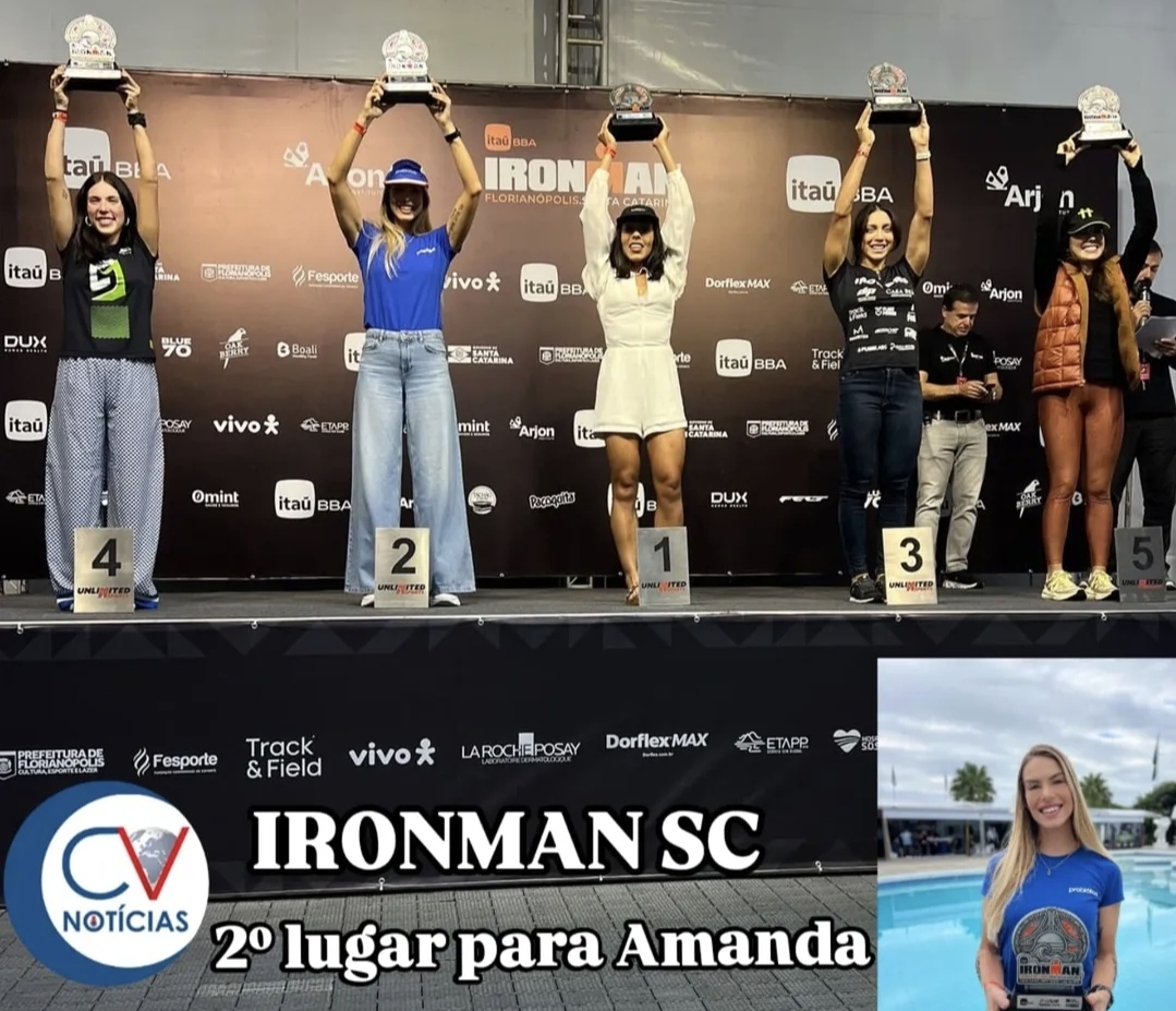 Campo-larguense conquista 2º lugar no Ironman em Santa Catarina com tempo abaixo de 10 horas