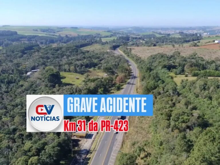 Duas mulheres ficam gravemente feridas em colisão entre carro e bitrem na PR-423, em Campo Largo