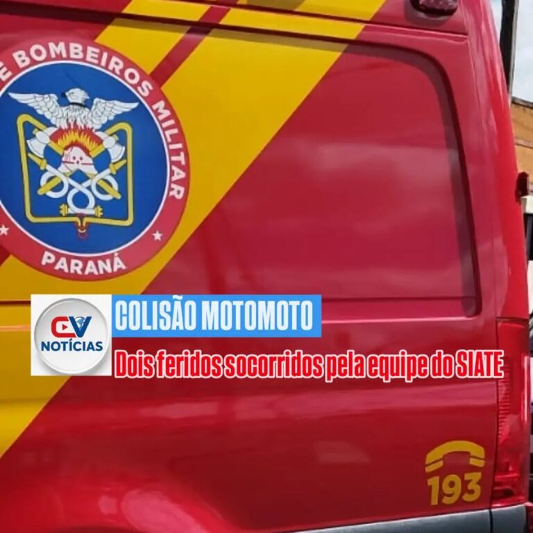 SIATE presta atendimento em colisão entre duas motocicletas com duas vítimas