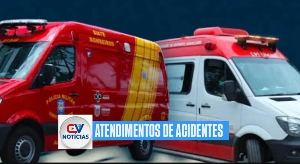 Dois acidentes deixam pessoas feridas em Campo Largo neste domingo